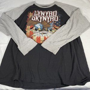 Lynard Skynyrd Long Sleeve Crew Neck Support Southern Rock 2XL